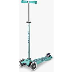 Uber Kids Micro Scooters Maxi Deluxe LED Scooter Eco Mint