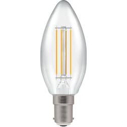 Crompton LED Candle Filament Dimmable Clear 5W 2700K SBC-B15d