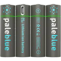 Paleblue AA USB Rechargeable Smart Batteries