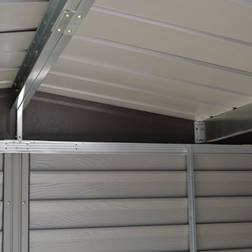 Rowlinson Woodvale 10x8 Metal Shed Garden Storage Unit Cabinet Lockable Apex (Building Area )