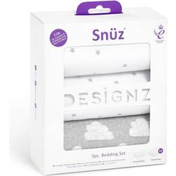 Snüz 3 Piece Crib Bedding Set Cloud Nine