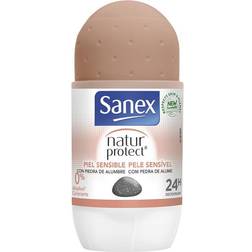 Sanex Protect 0% piedra alumbre deo roll-on sensible 50ml