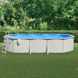 vidaXL Swimming Pool with Safety Ladder 610x360x120 cm n/a