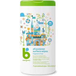 BabyGanics All Purpose Surface Wipes Fragrance Free 75 Wipes