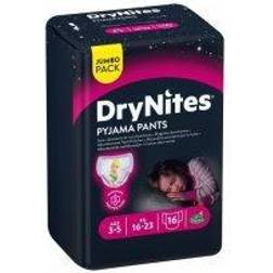 DryNites Girl's Pyjama Pants Jumbo 16 pack 16-23kg