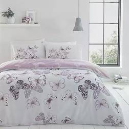 Catherine Lansfield Scatter Butterfly Duvet Cover Purple (200x135cm)