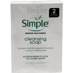 Simple Cleansing Soap 2x125g 2-pack