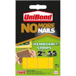 Unibond No More Nails Strip Ultra-strong Removable Translucent 1pcs