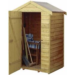 Rowlinson Overlap Shed 4x3 Natural Timber Finish (Building Area )