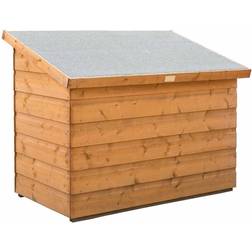Rowlinson Shiplap Wooden Patio Storage Chest Box Garden Shed (Building Area )