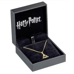 Harry Potter Deathly Hallows Plated Sterling Necklace with Swarovski Crystals