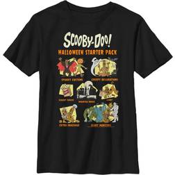 Fifth Sun Boy's Scooby Doo Halloween Starter Pack Graphic T-shirt - Black