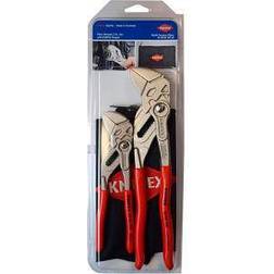 Knipex 10 in. Cobra Water Pump Hose Clamp Pliers Set with Carry Pouch 2-Piece Polygrip
