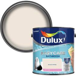 Dulux Valentine Easycare Bathroom Soft Sheen Wall Paint, Ceiling Paint White 2.5L