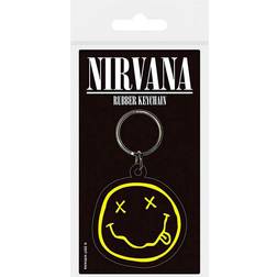 Pyramid Nirvana Smiley Key Ring
