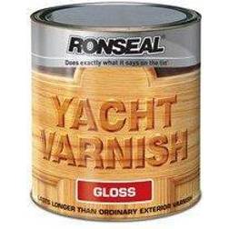 Ronseal YVG1L 1L Exterior Yacht Varnish Gloss Wood Protection