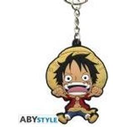 ABYstyle One Piece PVC Luffy SD, nyckelring, Multifärg, PVC, 40
