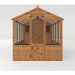 Mercia Garden Products 12 Traditional Apex Greenhouse Combi Shed