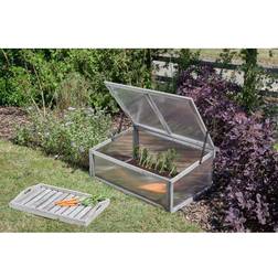 Smart Garden Timber Polycarbonate Cold Frame GroZone 1m Grow your own 6511006
