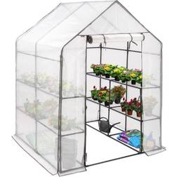 Christow Walk-In Greenhouse L Stainless steel PVC Plastic