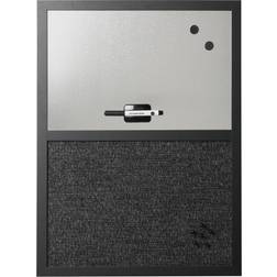 Bi-Office Noticeboard 900 600mm Black with
