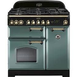 Rangemaster CDL90DFFMG/B Classic Deluxe Mineral Green