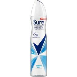 Sure 72HR Nonstop Protection Cotton Dry Anti-Perspirant Deo Spray 250ml