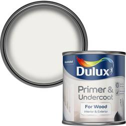 Dulux Quick Drying Wood Primer Undercoat Metal Paint White 0.25L
