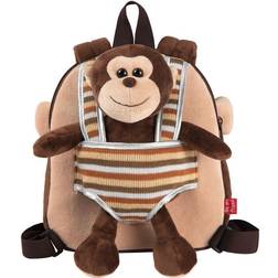 Reversible Backpack Max Monkey 1.6 Litres Brown