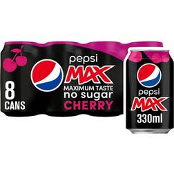 Pepsi Max Cherry No Sugar Cola Can