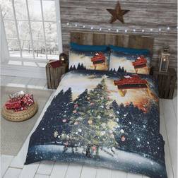 MCU Christmas Tree Northern Lights Bed Set 53.1x78.7"