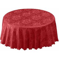 & Sons Cloth Rose 70" Tablecloth Green, Pink