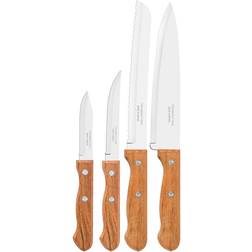 Tramontina 4 Pcs. Kitchen Knife Set Wood Knife Set