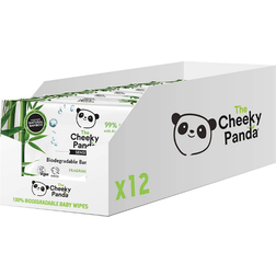 The Cheeky Panda Bamboo Biodegradable Baby Wipes 12-pack 768 pcs