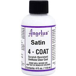 Angelus 4-Coat Urethane Clear Coat Satin, 4 oz, Bottle