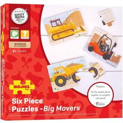 Bigjigs Big Movers 6x3 Pieces
