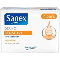 Sanex Dermo Hypo-Allergenic Sensitive Soap Bar 4 pack