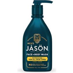 Jason Natural, Face + Body Wash, Citrus + Ginger, 16 473ml