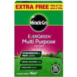 Miracle Gro Evergreen Multi Purpose Lawn Seed 0.48kg 16m²