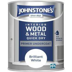 Johnstones Interior Quick Dry Primer Undercoat Metal Paint White