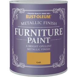 Rust-Oleum Metallic Finish 750 &Ndash; Wood Paint Gold 0.75L