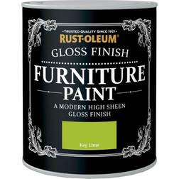 Rust-Oleum Gloss Paint Key Lime 750Ml Wood Paint Green 0.75L