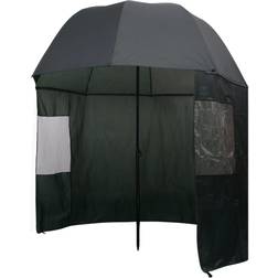 vidaXL Fishing Umbrella Green 300x240 - Green 300cm
