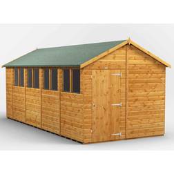 power Sheds 18x8 Apex Garden Shed (Building Area )