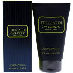 Trussardi Riflesso Blue Vibe for Men 3.4 Shampoo Shower Gel