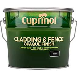 Cuprinol Cladding & Fence Opaque Woodstain Black 10L