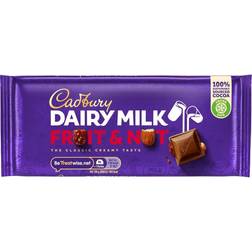 Cadbury Dairy Milk Fruit Nut Chocolate Bar 110g