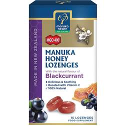 Manuka Health MGO 400+ Honey Lozenges with Blackcurrant Lozenges