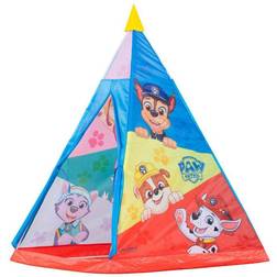 Simba John 71107 Tipi Spielzelt Kinderzelt Teepee Paw Patrol Play Tent with Chase, Zuma and Rubble in Officially Licensed Motif