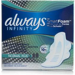 Always Infinity Normal Size Sanitary Towels Wings 12 Pads 20-pack